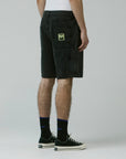 FORMER DISTEND VT DENIM CARPENTER SHORT WASHED BLACK