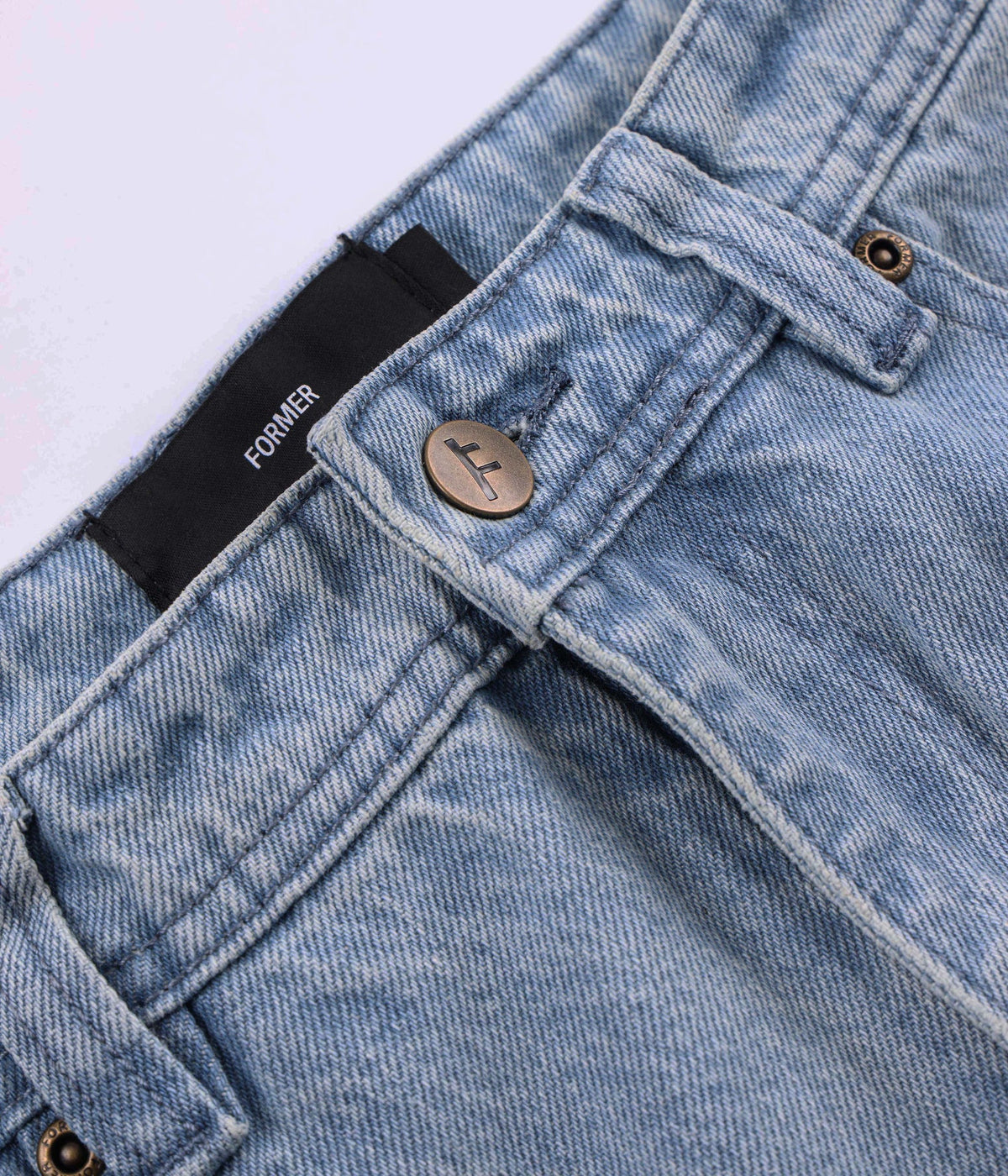 FORMER CRUX DENIM PANT WASHED BLUE