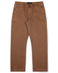 FORMER REYNOLDS OVERDYE DENIM PANT WASHED BROWN