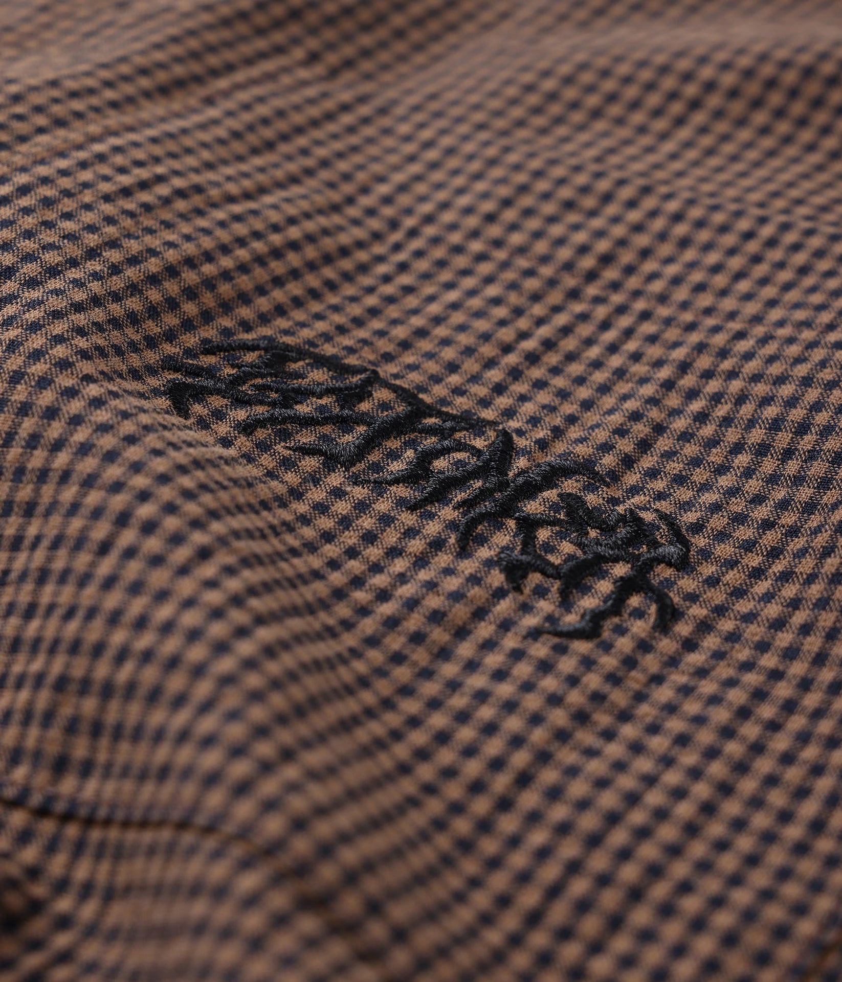 FORMER VIVIAN CHECK T-SHIRT BROWN