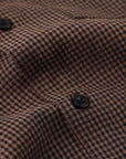 FORMER VIVIAN CHECK T-SHIRT BROWN