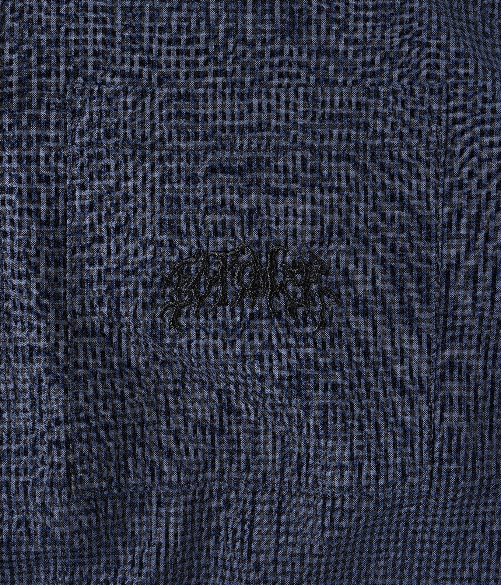 FORMER VIVIAN CHECK T-SHIRT NAVY