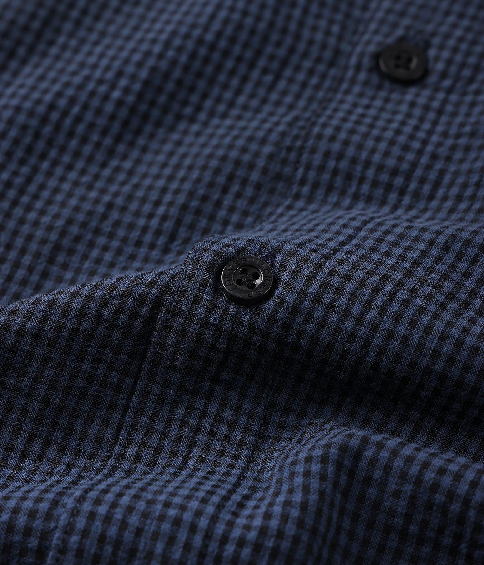 FORMER VIVIAN CHECK T-SHIRT NAVY