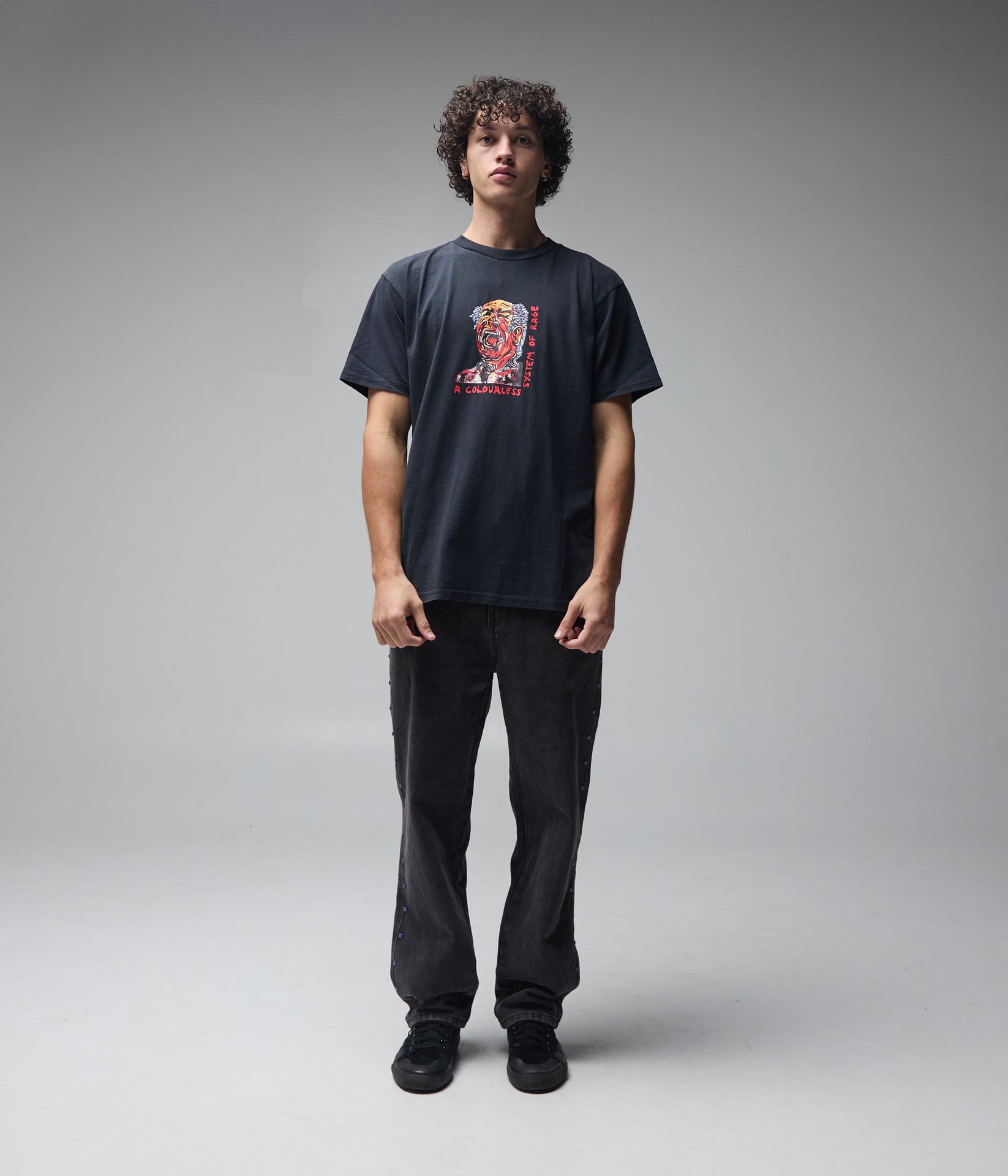 FORMER COLOURLESS CLOWN T-SHIRT MERCH BLACK