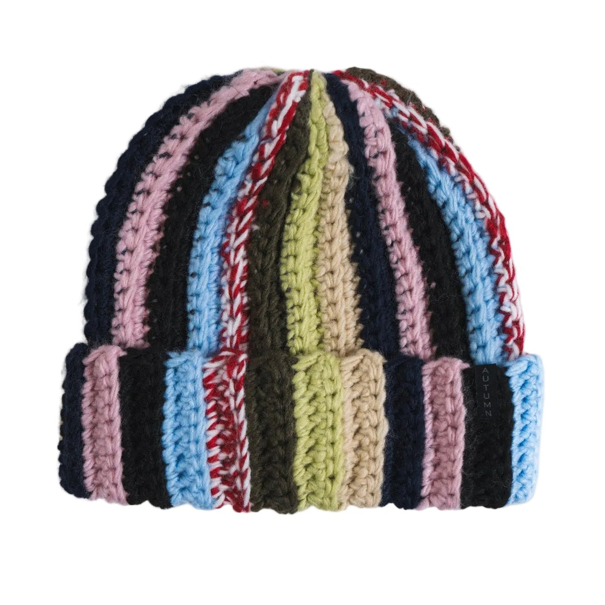 AUTUMN BEANIE PATCHWORK LEMONADE