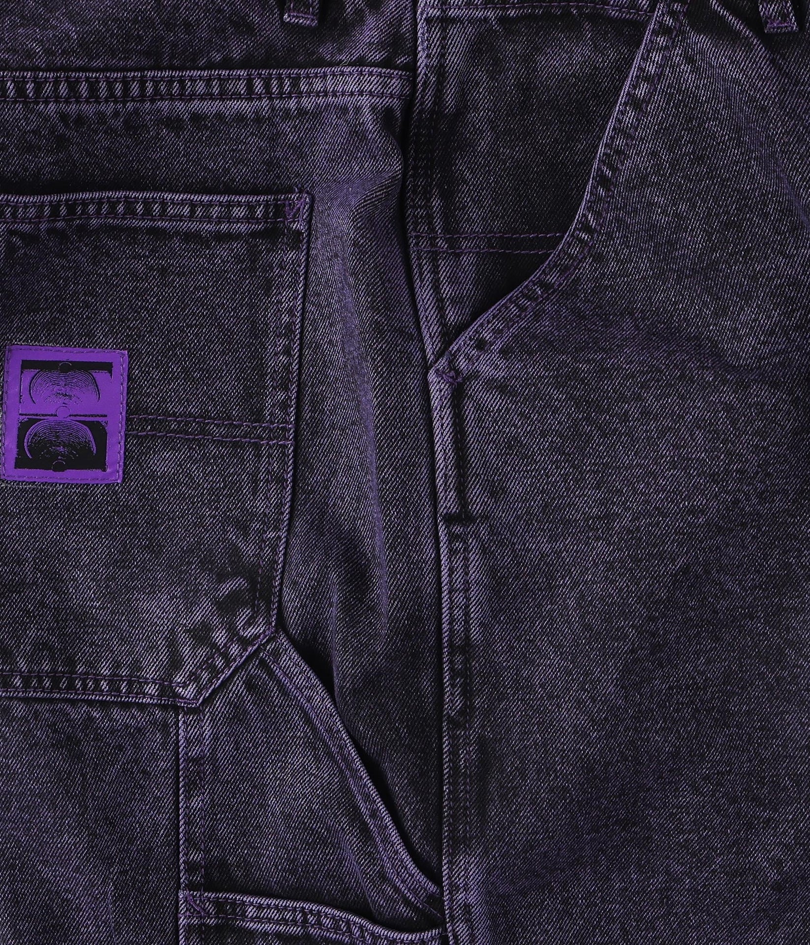 FORMER DISTEND DENIM WALKSHORTS WASHED PURPLE