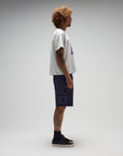 FORMER DISTEND DENIM WALKSHORTS WASHED PURPLE