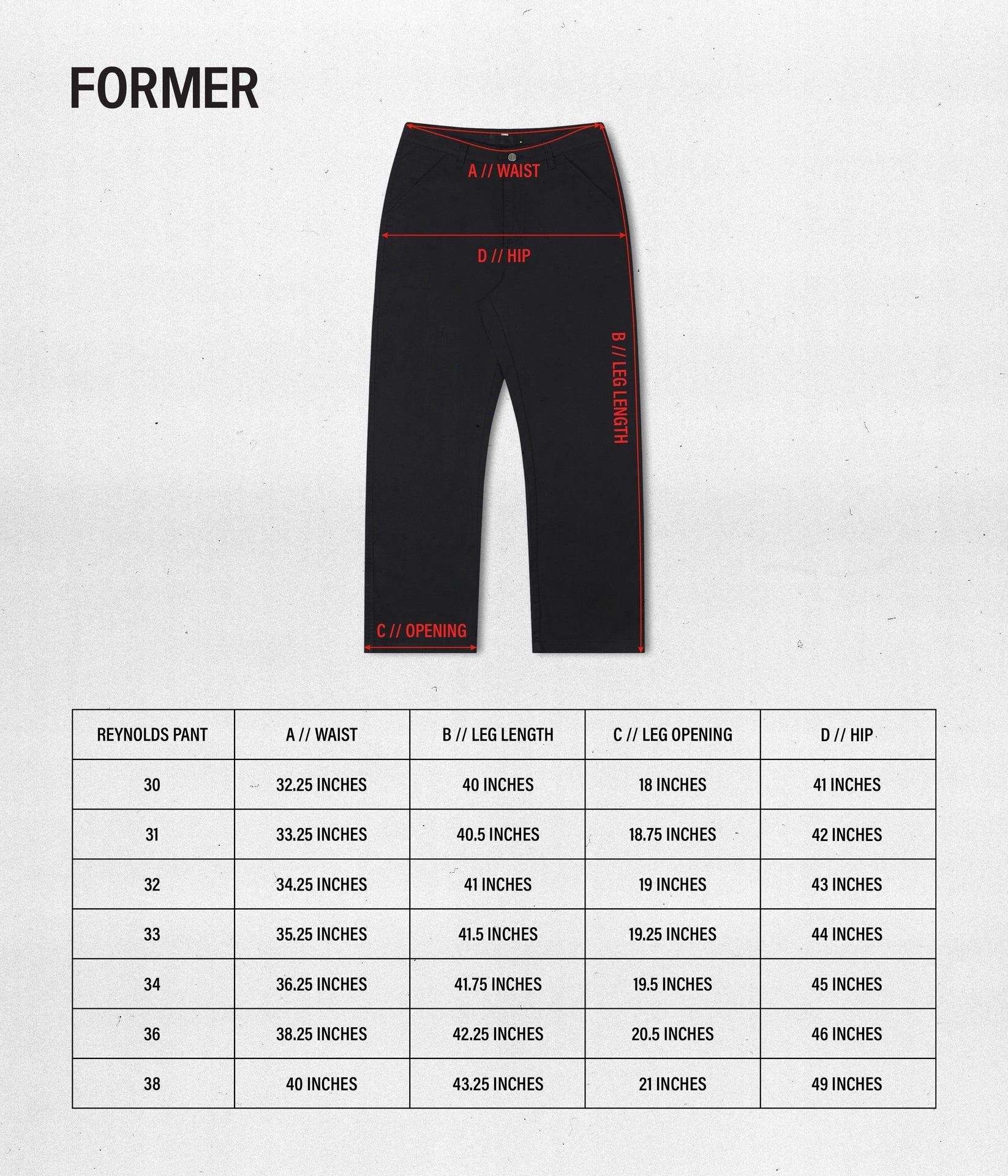 FORMER REYNOLDS WORK PANT STONE