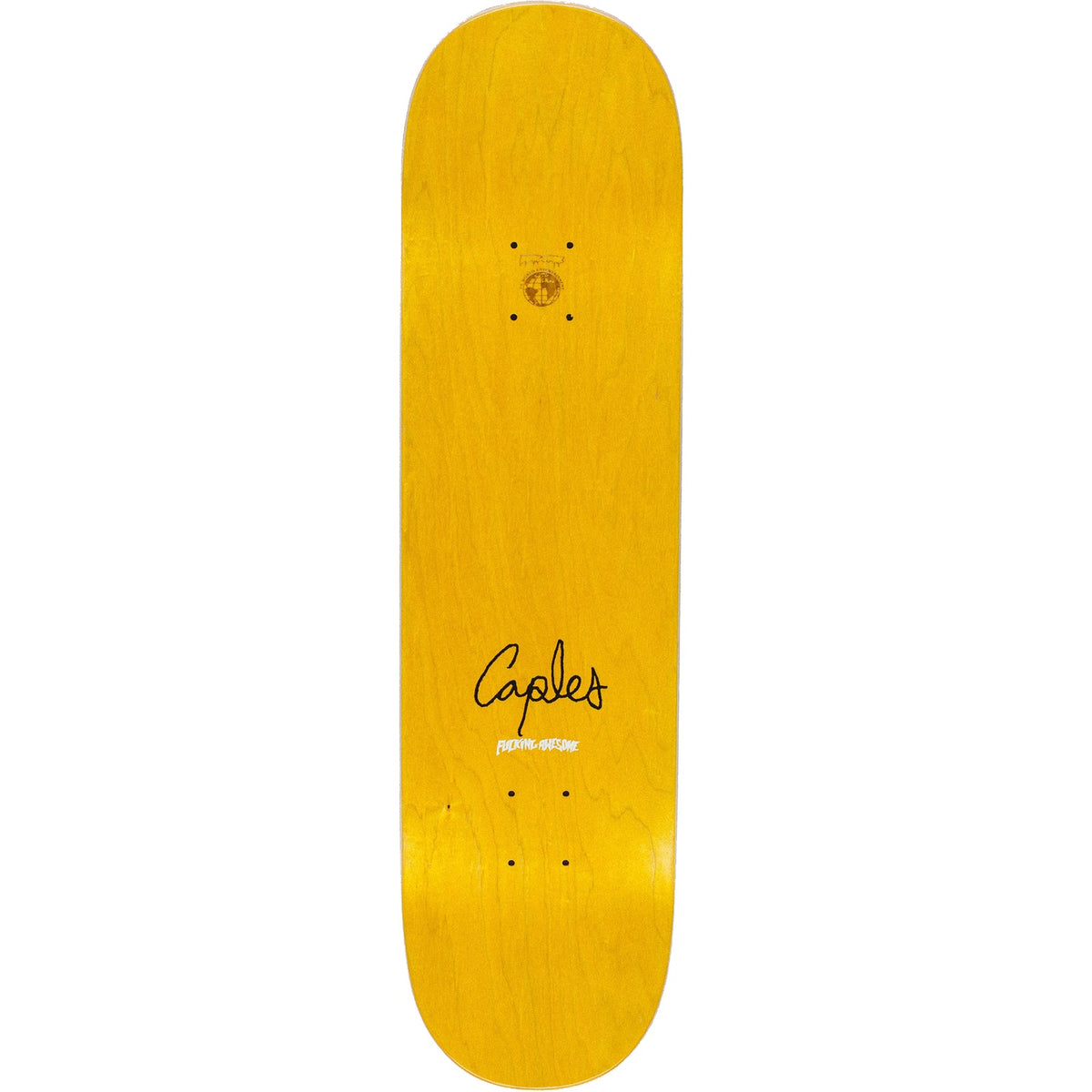 FUCKING AWESOME DECK CURREN CAPLES EMBOSSED PHOTO (8.25")