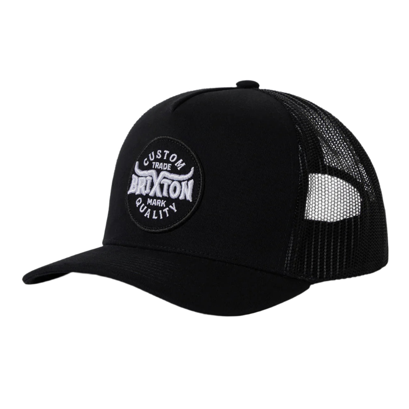 BRIXTON GIBSON C NP MP TRUCKER HAT BLACK/BLACK