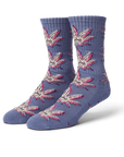 HUF GREEN BUDDY DOODLE SOCK PURPLE - The Drive Skateboard Shop