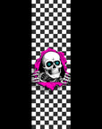 POWELL-PERALTA RIPPER CHECKER GRIP SHEET WHITE/BLACK (9")