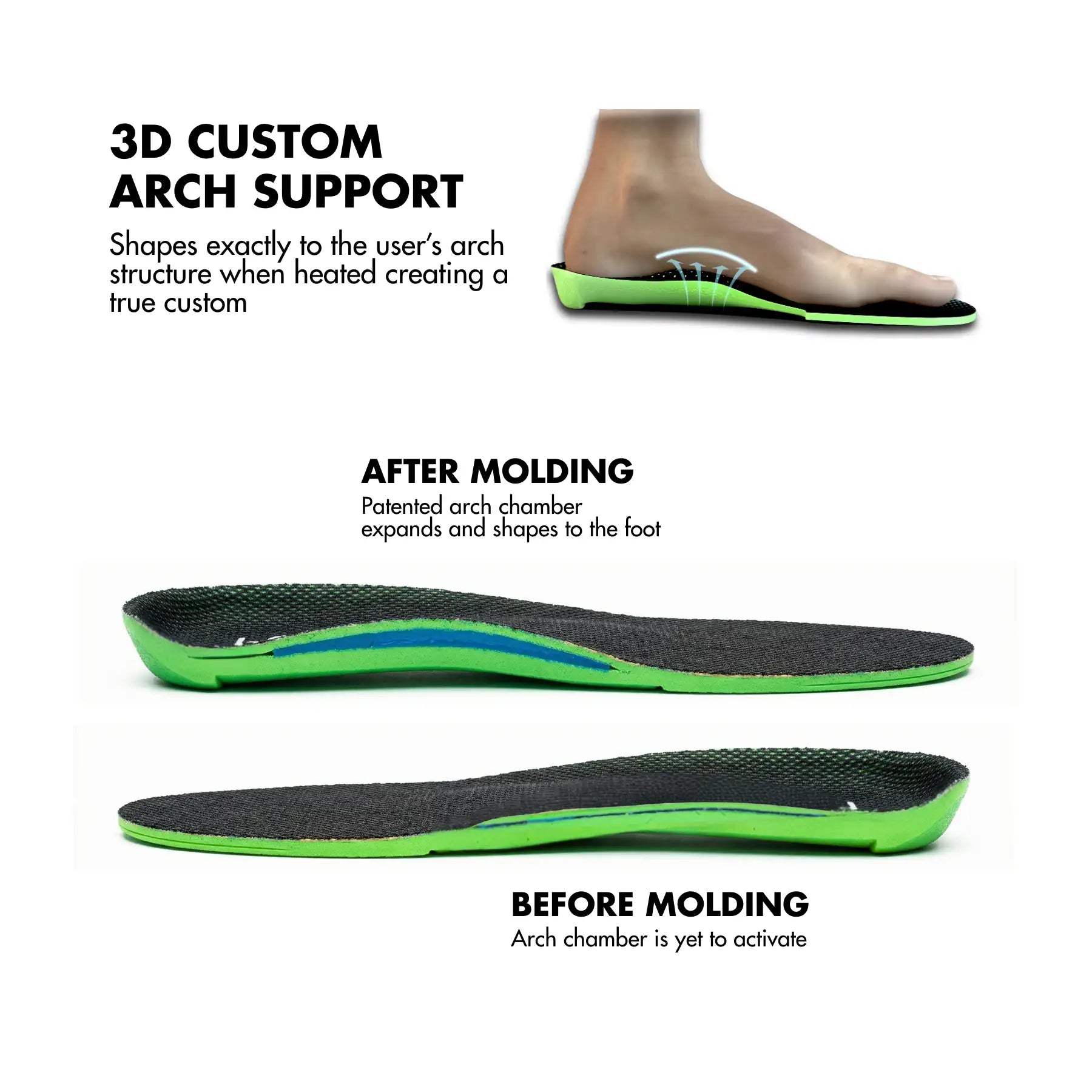 FOOTPRINT FP INSOLES GAMECHANGERS HI CLASSIC INFINITY FOAM