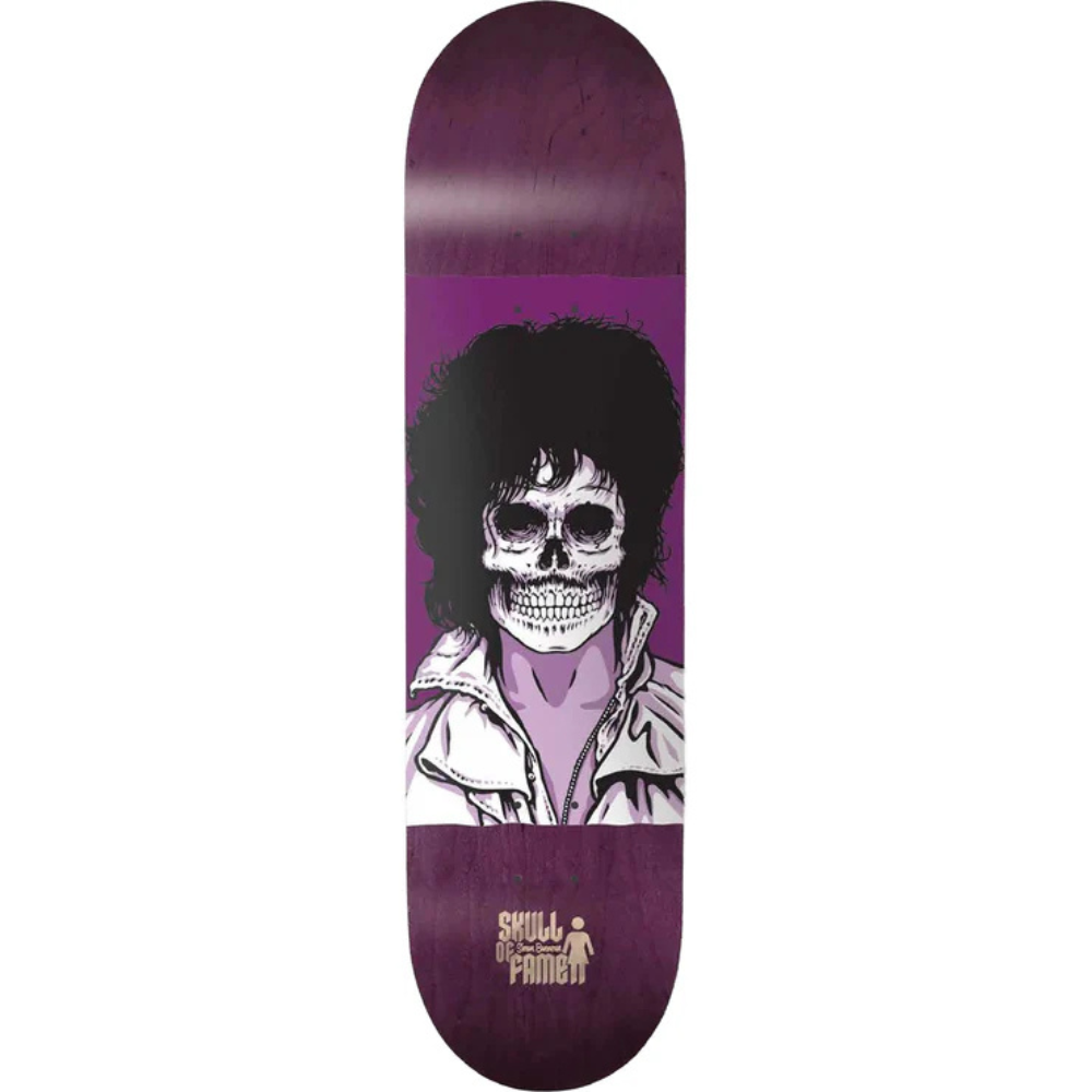 GIRL DECK SKULL OF FAME BANNEROT (8.25")