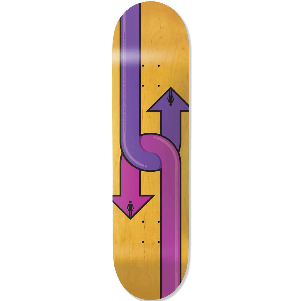 GIRL DECK RICK MCCRANK DUAL DIRECTIONAL TWIN TIP (8.5")