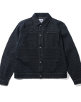 BUTTER GRID DENIM JACKET OVERDYE BLACK