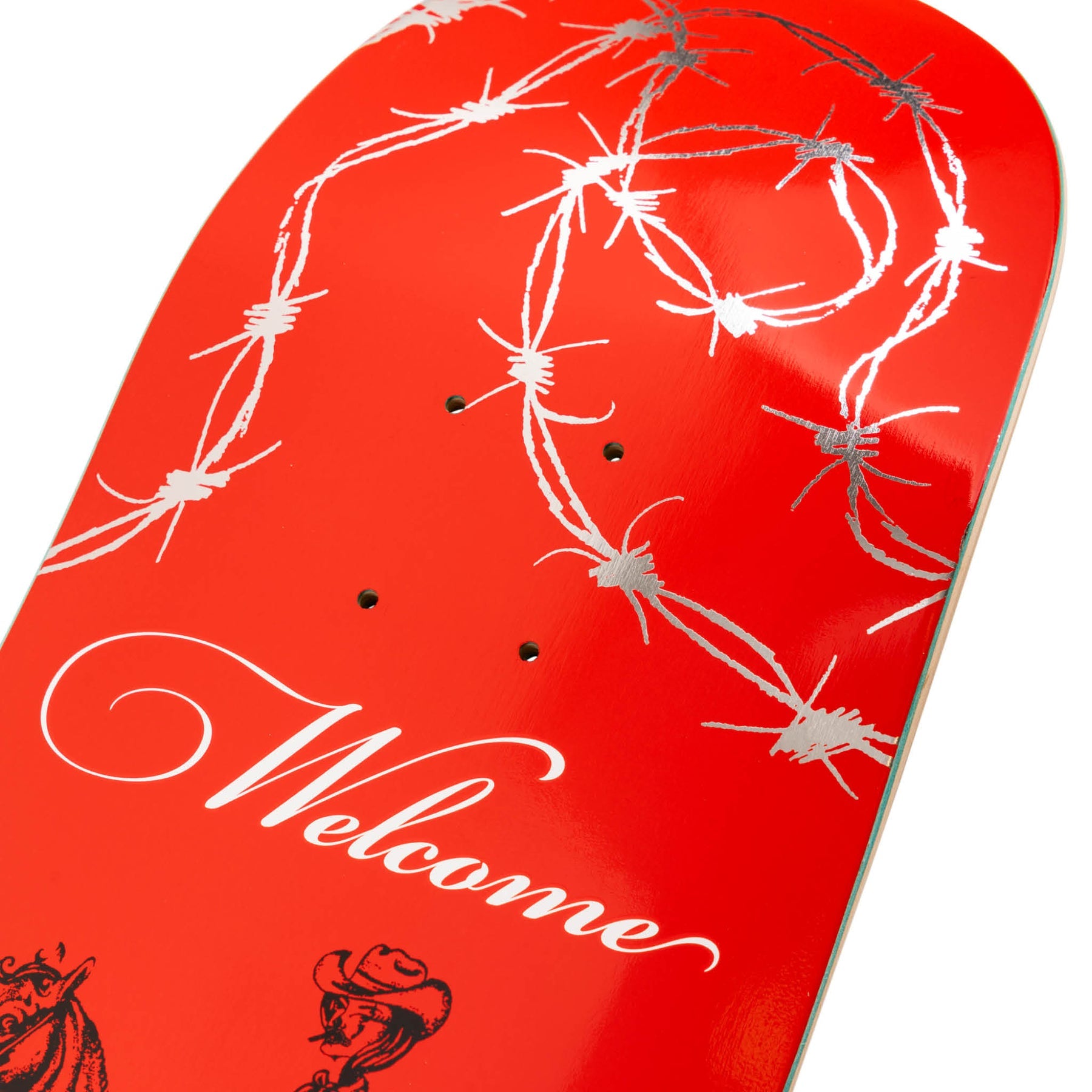 WELCOME DECK COWGIRL RYAN TOWNLEY RES/SILVER (8.5") - The Drive Skateshop