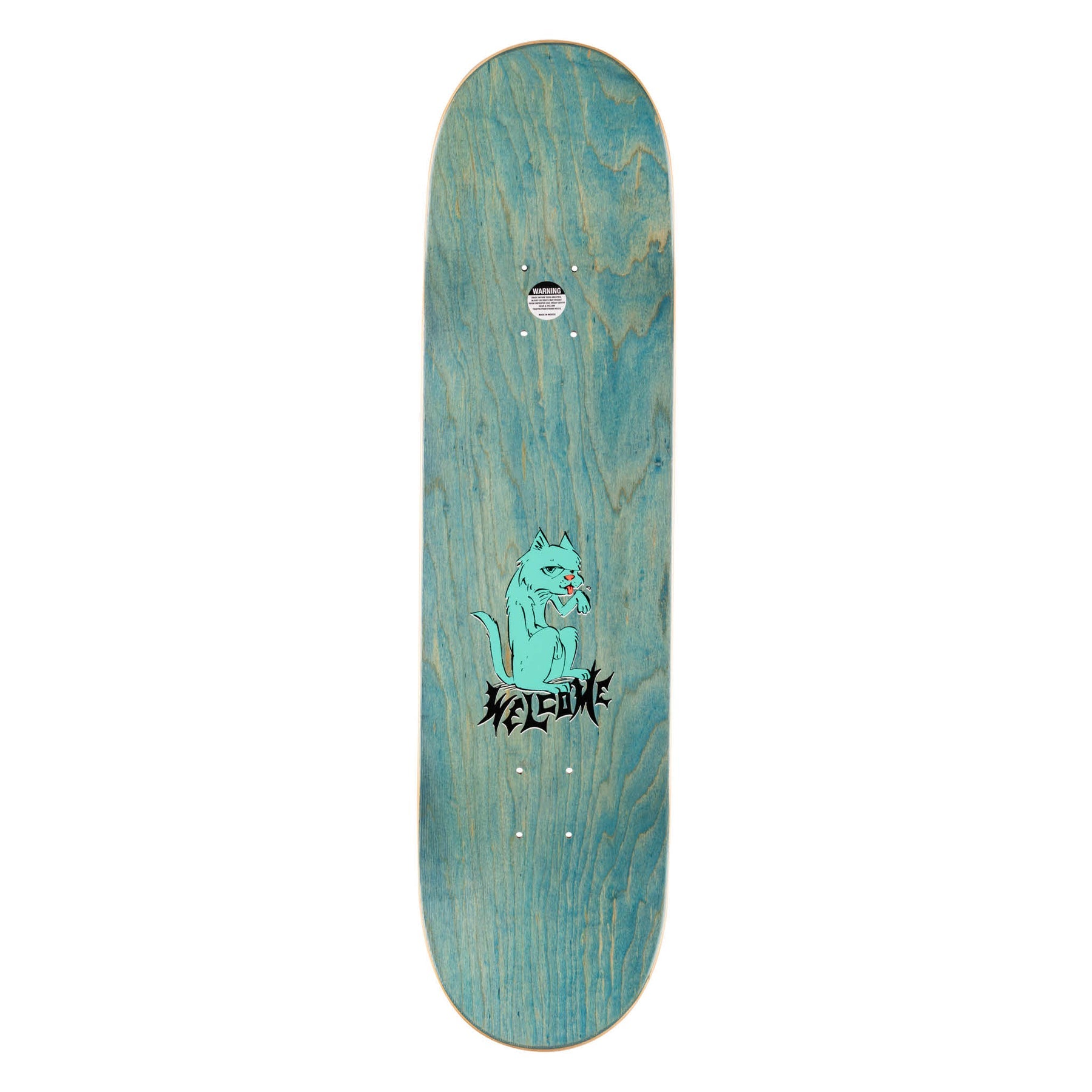 WELCOME DECK PURR PILE NORA PURPLE STAIN (8.25&quot;) - The Drive Skateshop