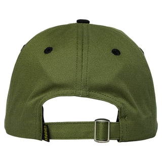 KROOKED BRUSH SKRIPT HAT OLIVE/BLACK