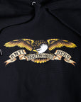 ANTIHERO EAGLE PREMIUM HEAVYWEIGHT HOOD BLACK W MULTI PRINT
