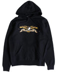 ANTIHERO EAGLE PREMIUM HEAVYWEIGHT HOOD BLACK W MULTI PRINT