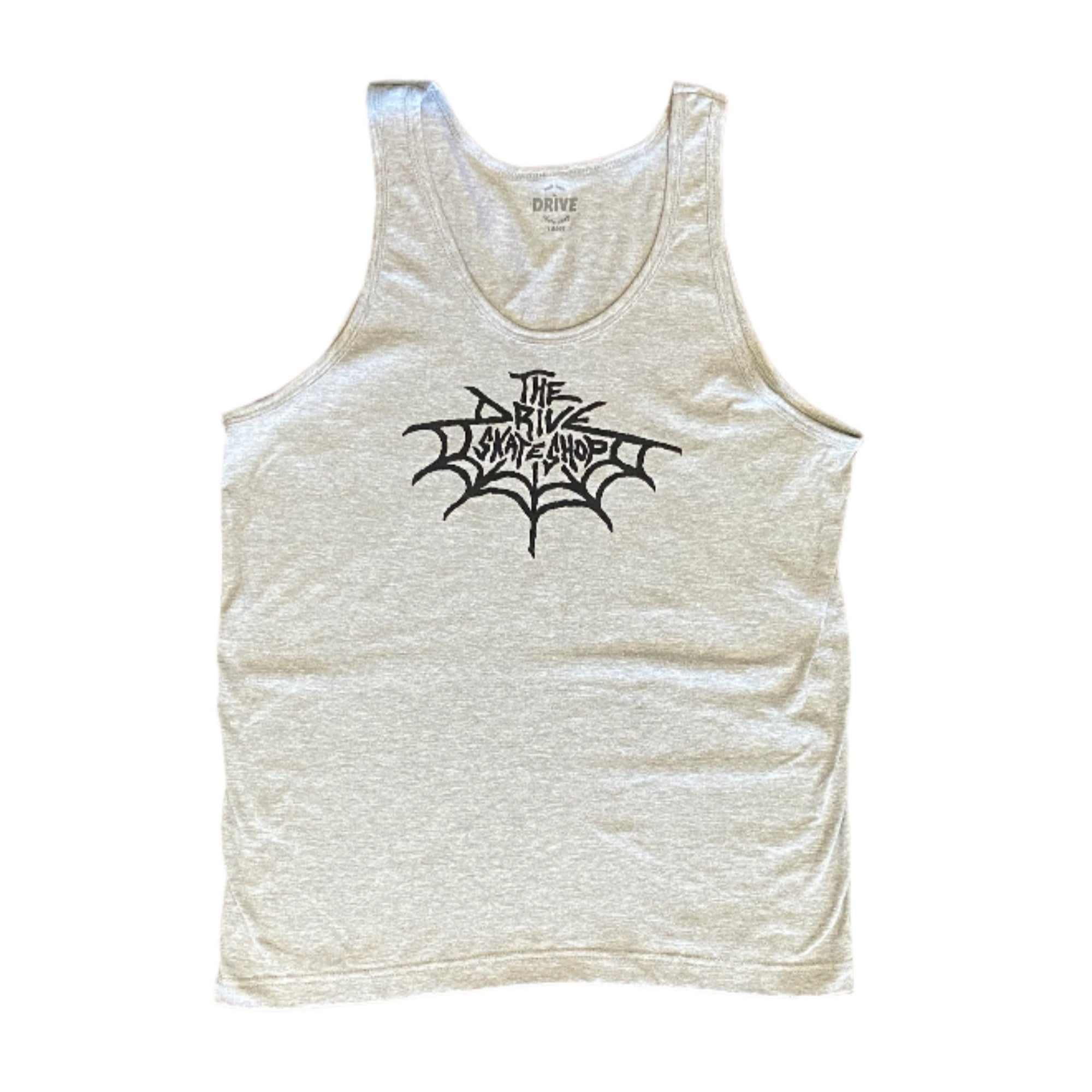 THE DRIVE SKATE WEB TANK HEATHER GREY - The Drive Skateboard Shop