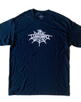 THE DRIVE SKATE SHOP WEB T-SHIRT NAVY/WHITE