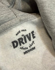 THE DRIVE SKATE SHOP WEB HOODY GREY