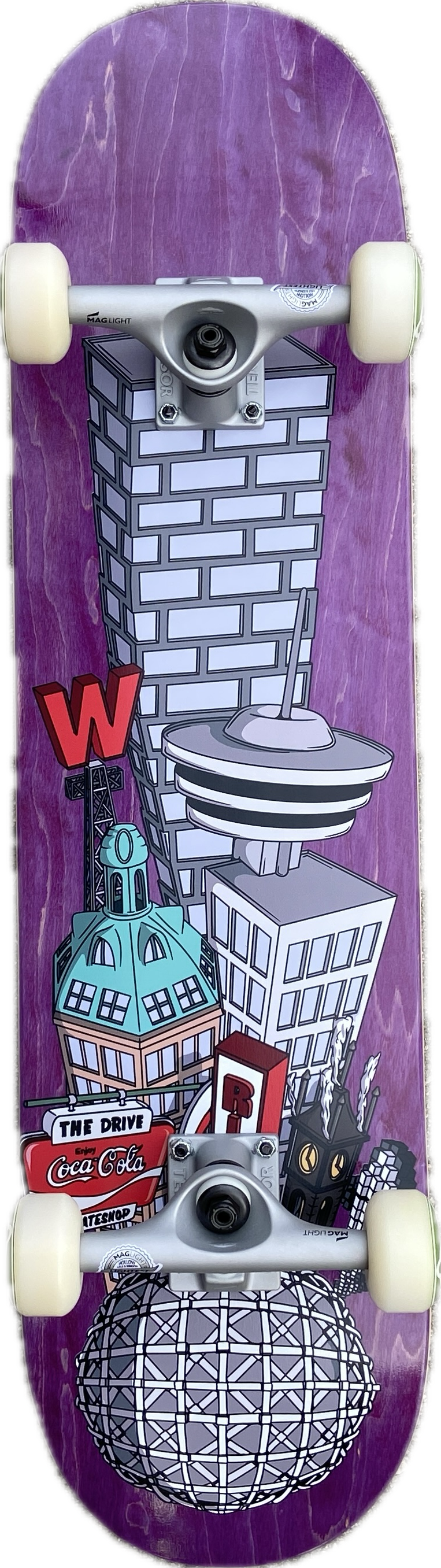 THE DRIVE SHOP LANDMARKS PREMIUM COMPLETE (8") - The Drive Skateboard Shop