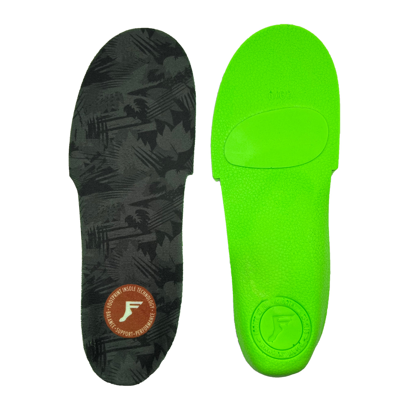 FP INSOLES GAMECHANGERS ELITE CUSTOM ORTHOTICS DARK GREY CAMO - The Drive Skateboard Shop