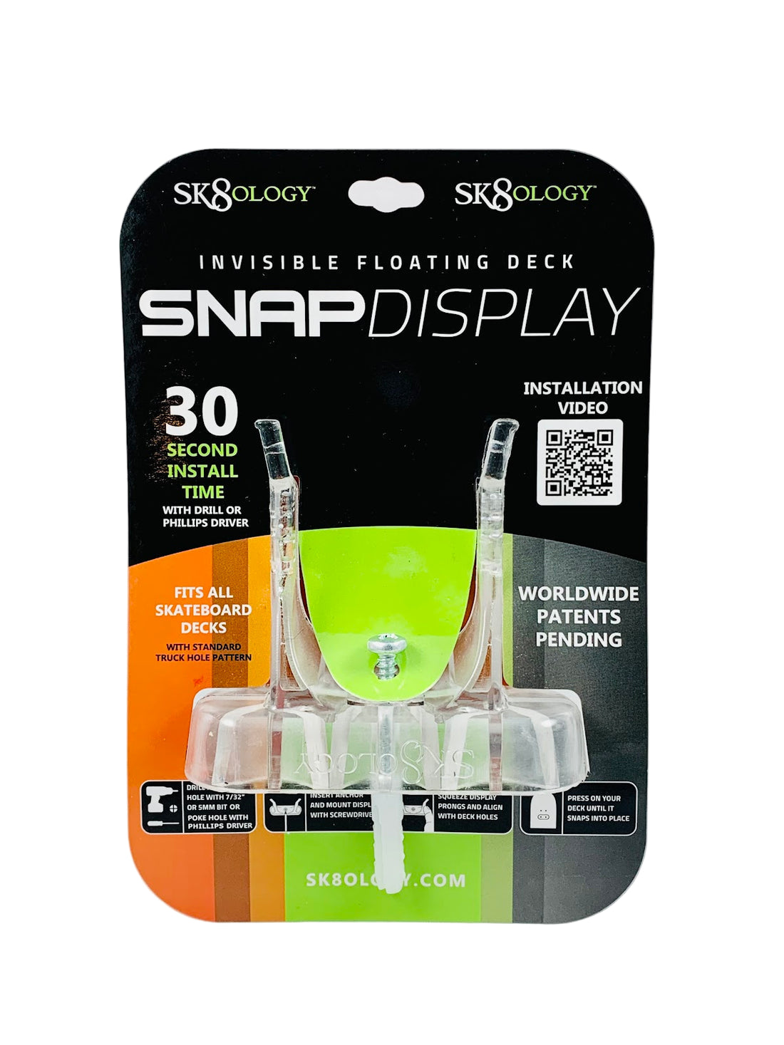SK8OLOGY DECK SNAP DISPLAYS - The Drive Skateboard Shop