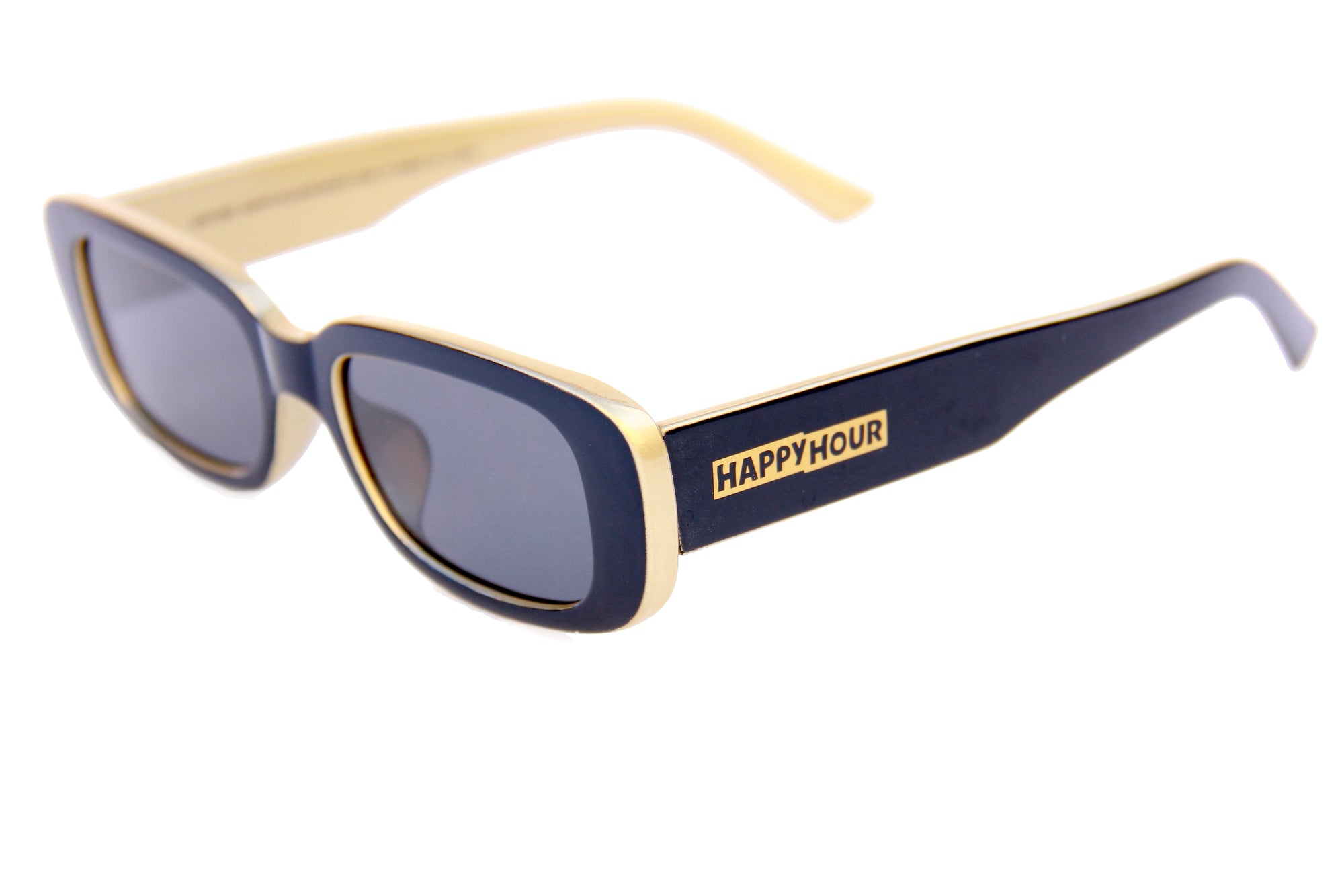 HAPPY HOUR SUNGLASSES OWFORDS GLOSS BLACK GOLD