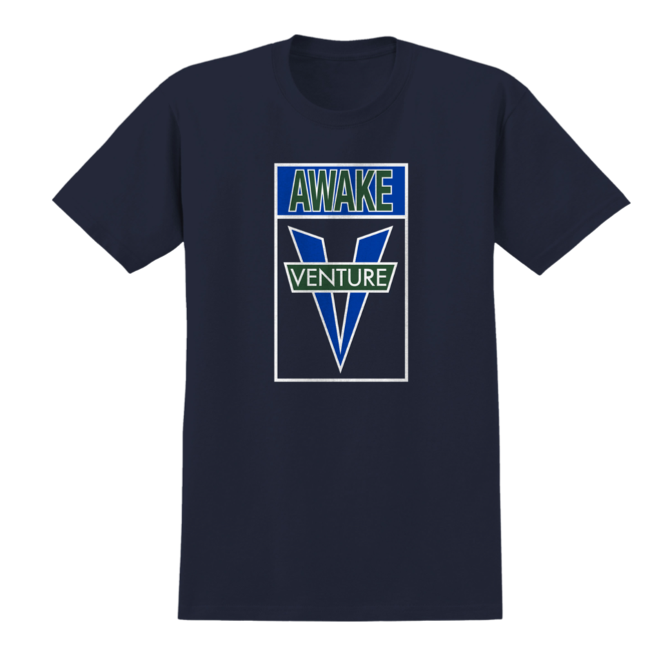 VENTURE AWAKE T-SHIRT TRUE NAVY - The Drive Skateboard Shop