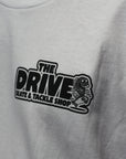 THE DRIVE SKATE & TACKLE T-SHIRT WHITE/BLACK - The Drive Skateshop