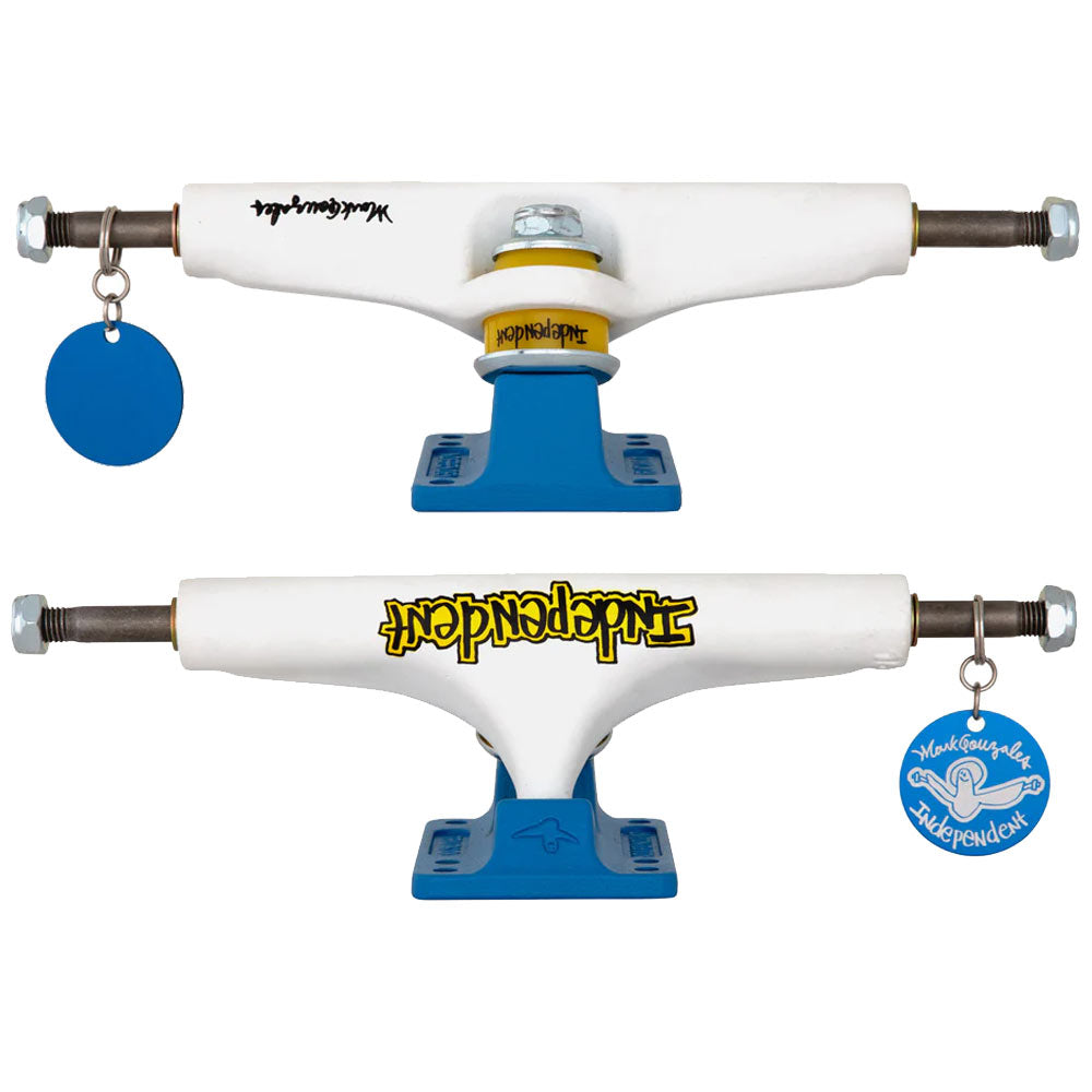 INDEPENDENT TRUCKS MARK GONZALES STAGE 4 WHITE/BLUE