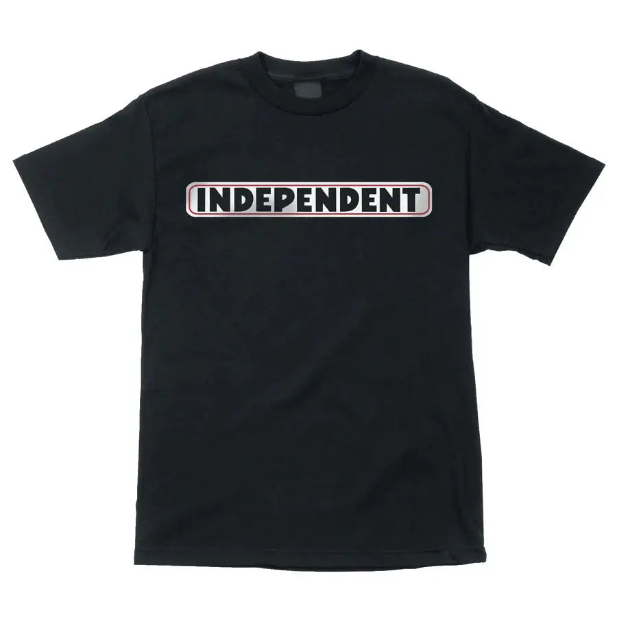 INDEPENDENT BAR LOGO T-SHIRT BLACK - The Drive Skateboard Shop