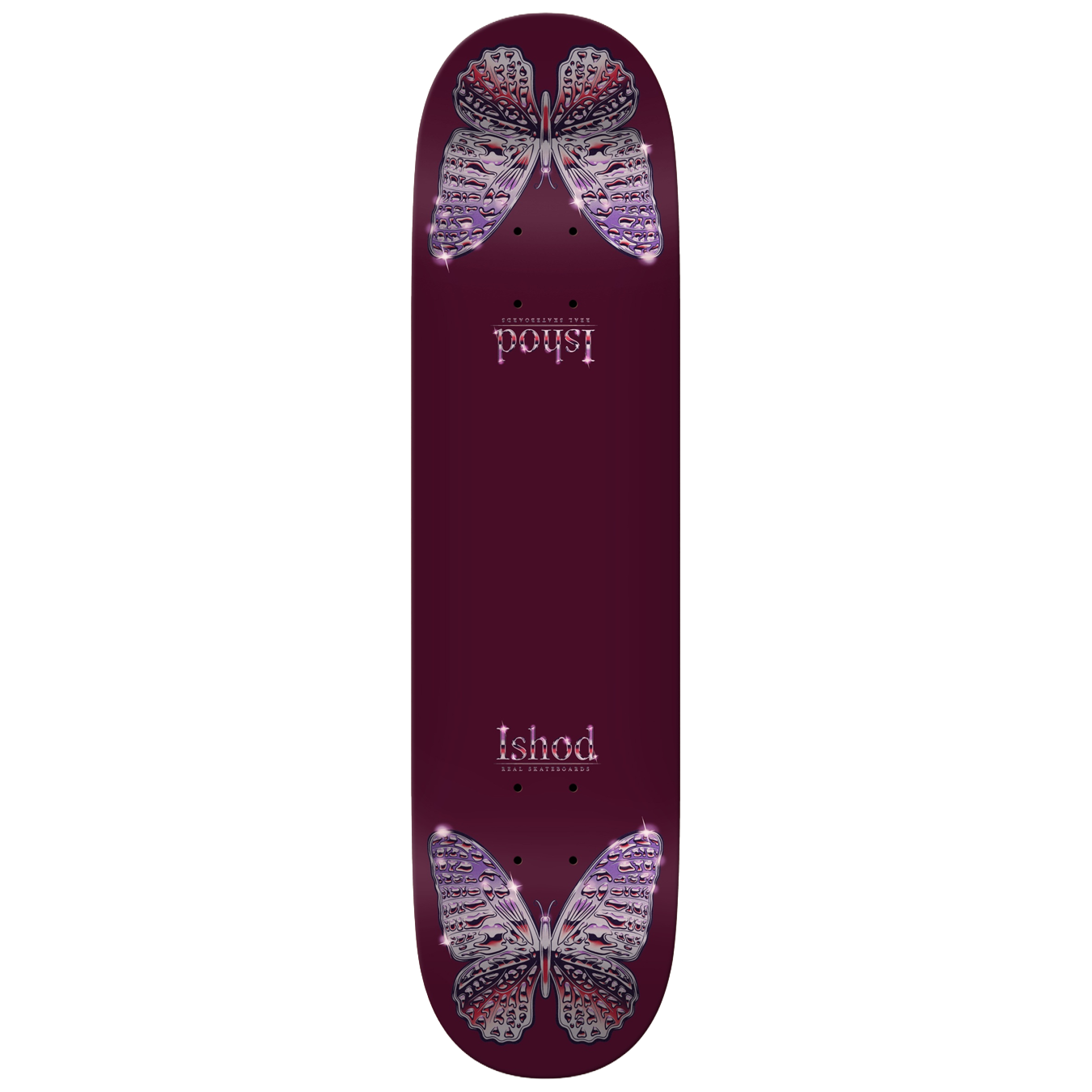 REAL DECK ISHOD MARIPOSA CHROME REDUX TWIN TAIL (8")