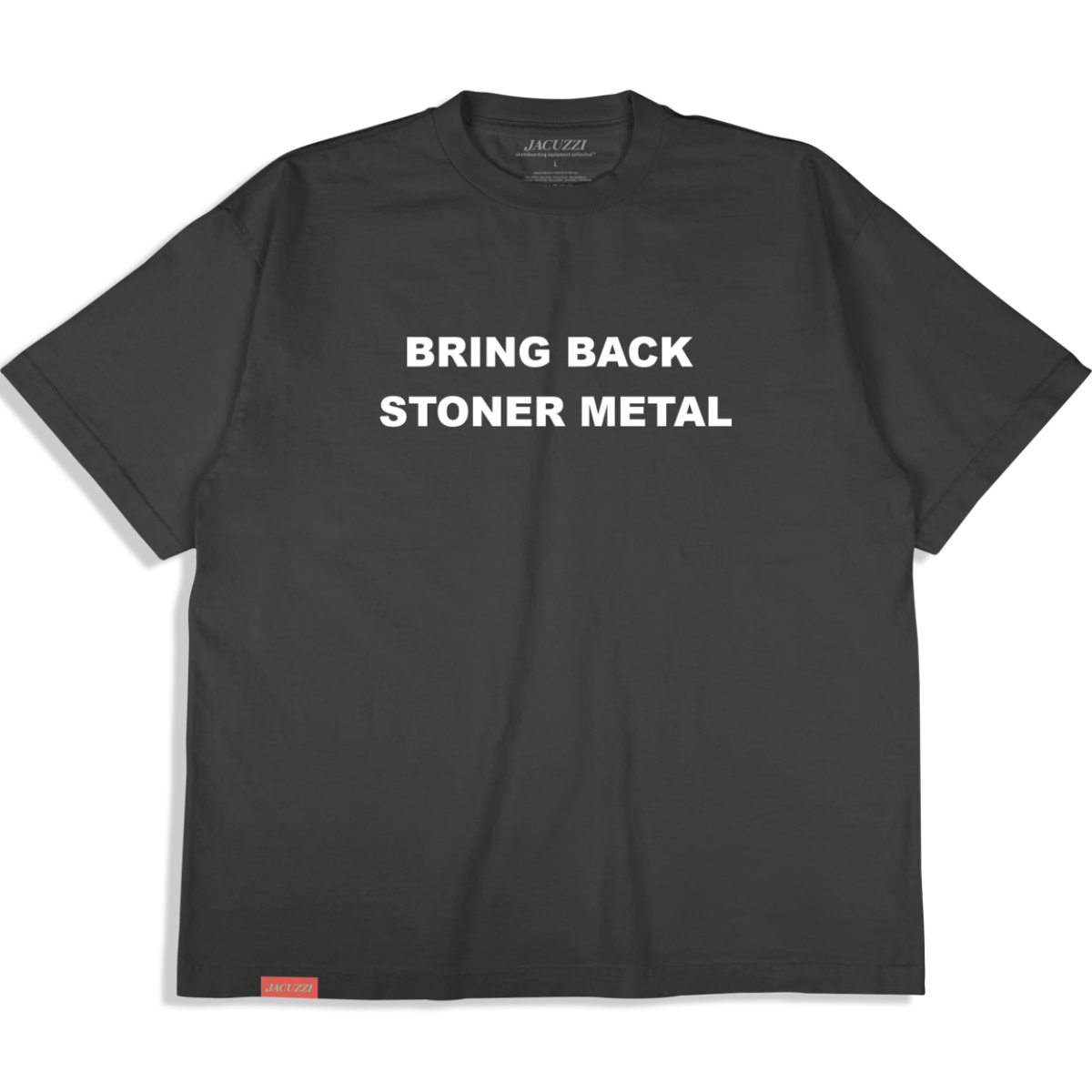 JACUZZI NOSTALGIA GARMENT DYE PREMIUM T-SHIRT BLACK