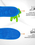 FP INSOLES KINGFOAM ORTHOTICS FLUIDX BLACK/CAMO/GREEN - The Drive Skateboard Shop
