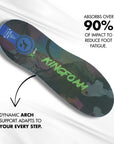 FP INSOLES KINGFOAM ORTHOTICS FLUIDX BLACK/CAMO/GREEN - The Drive Skateboard Shop