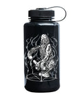 KROOKED NECROSHMOO WATER BOTTLE OPAQUE BLACK