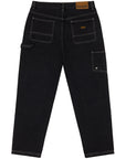 LOVIAH DENIM WORK PANTS BLACK