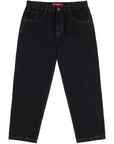 LOVIAH 5 POCKET DENIM PANTS WASHED BLACK