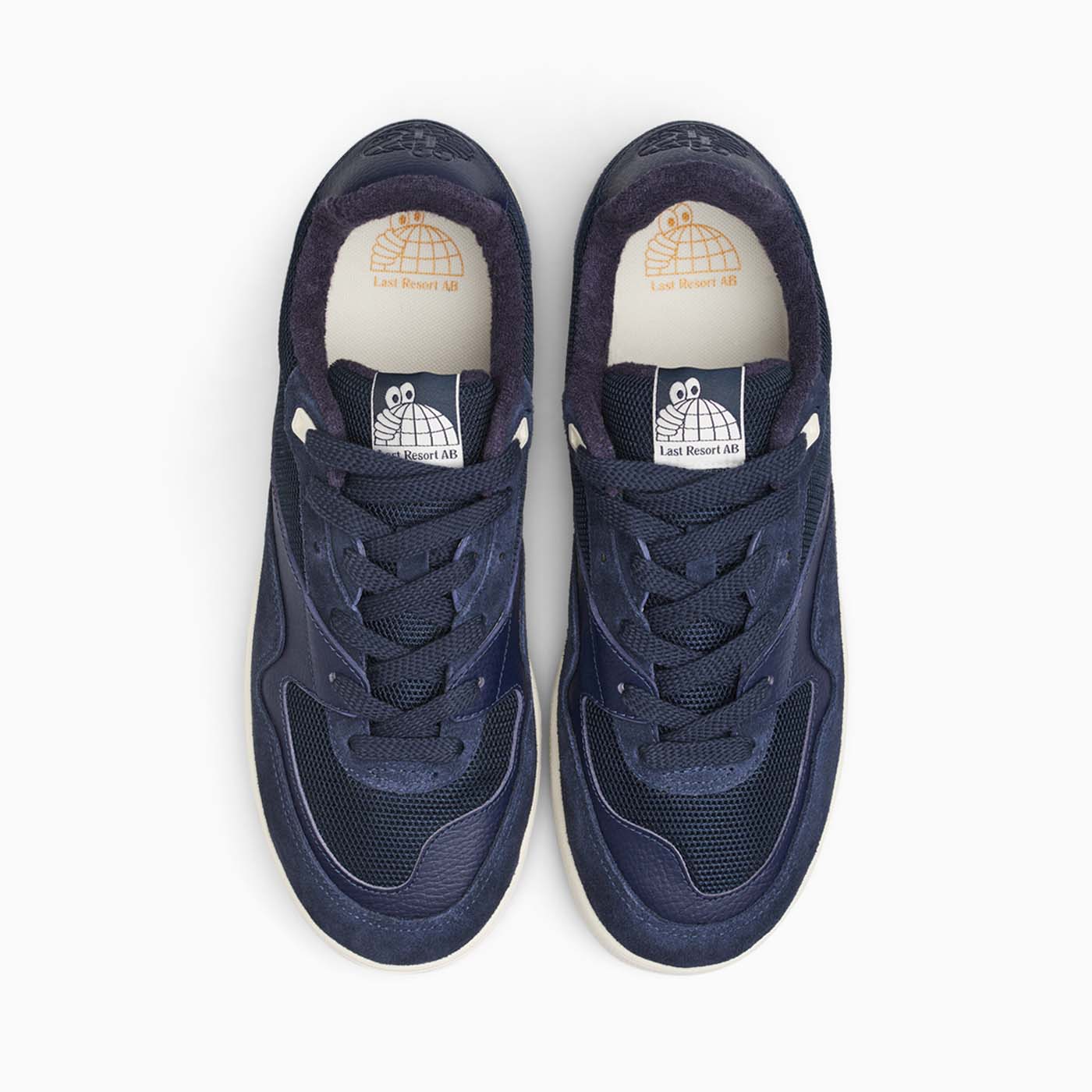 LAST RESORT CM002 LOW DARK NAVY/WHITE - The Drive Skateboard Shop
