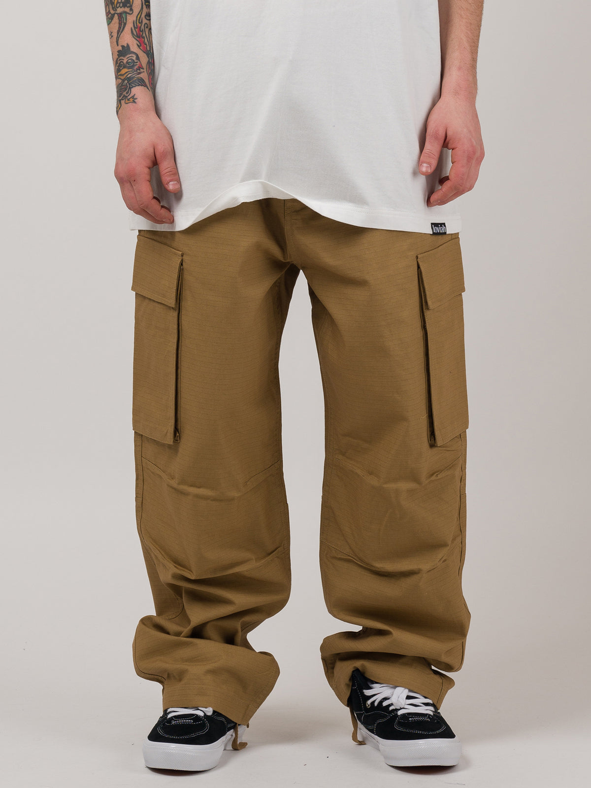 LOVIAH RANGERS RIPSTOP CARGO PANTS BRITISH KHAKI