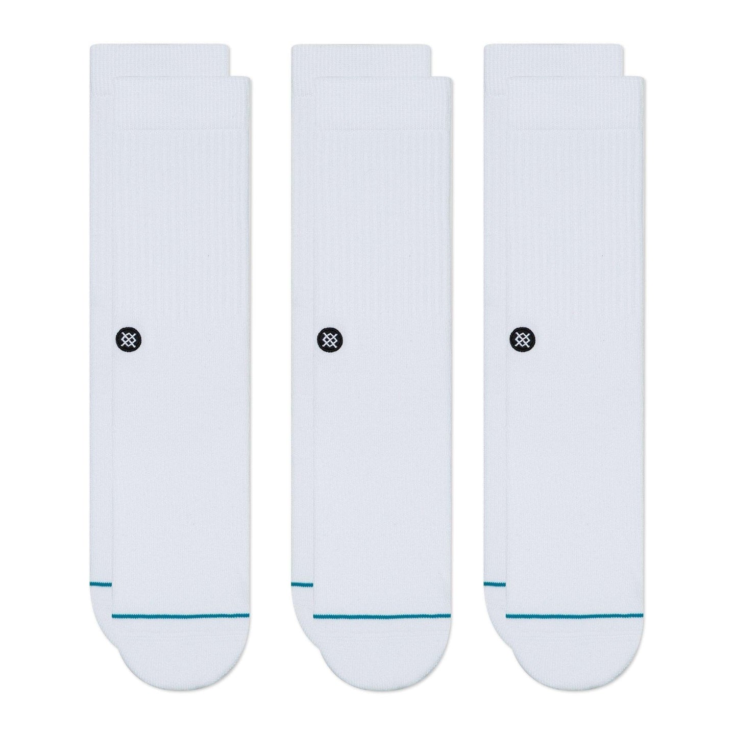 STANCE SOCKS - ICON 3-PACK WHITE