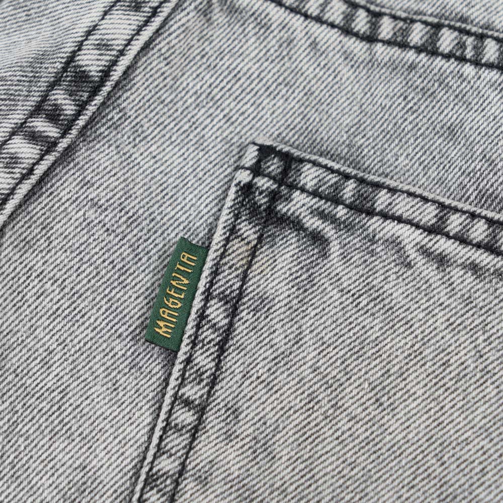 MAGENTA OG DENIM PANTS ACID WASHED