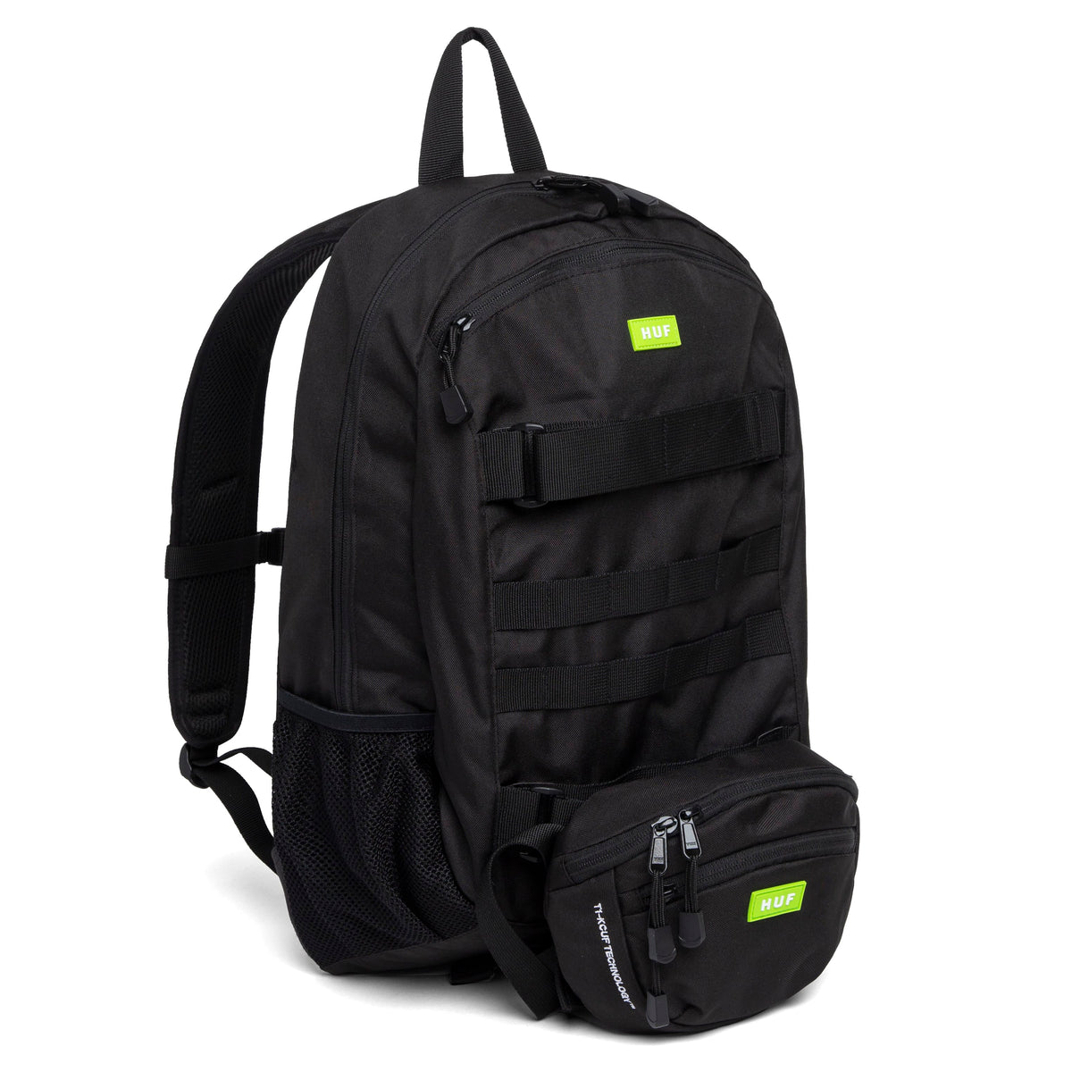 HUF MISSION BACKPACK BLACK - The Drive Skateshop