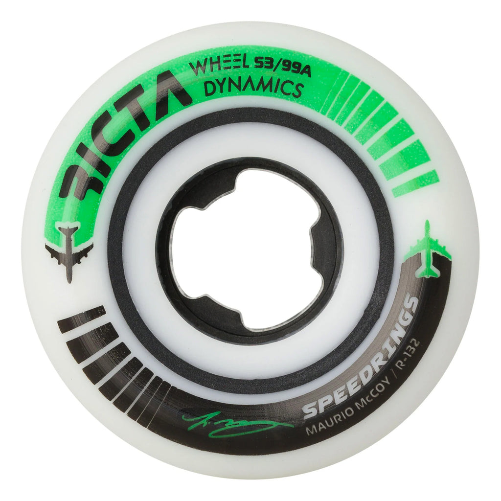 RICTA WHEELS MCCOY SPEEDRINGS WHITE WIDE 99A (53MM)