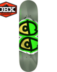KROOKED DECK DBX CONSTRUCTION EYES GREEN FULL SE (8.25") - The Drive Skateboard Shop